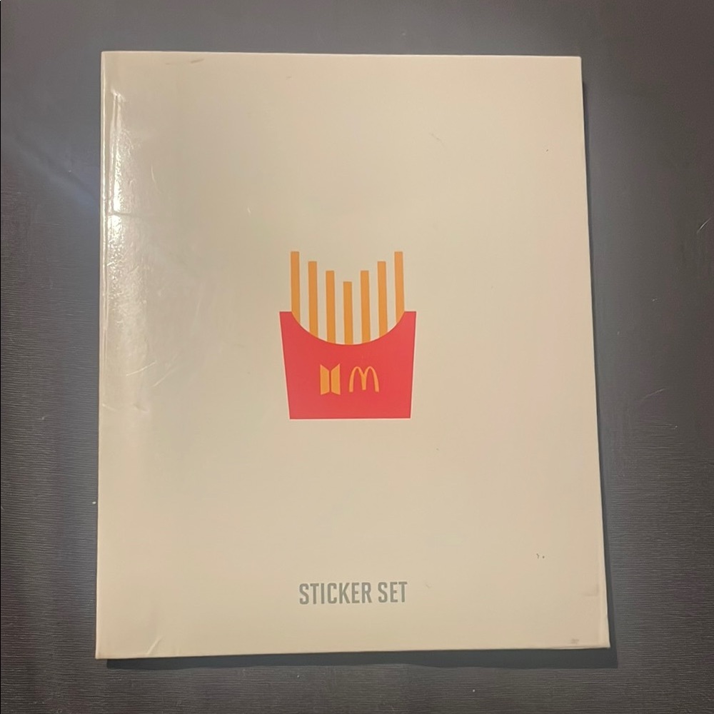 BTS X McDonalds Collab NEW Unopened Sticker Set - K-POP - Rare
